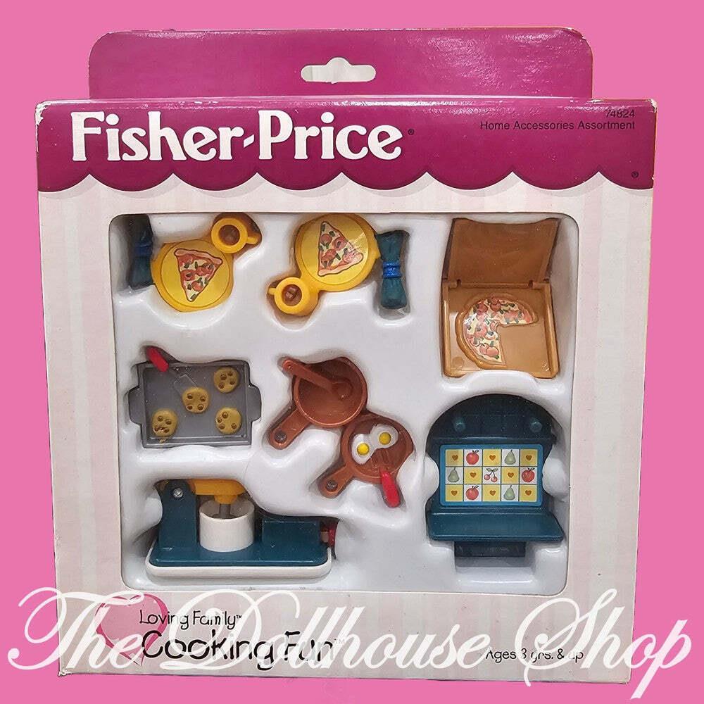 Fisher Price Loving Family Dollhouse Kitchen Cooking Fun Food Set