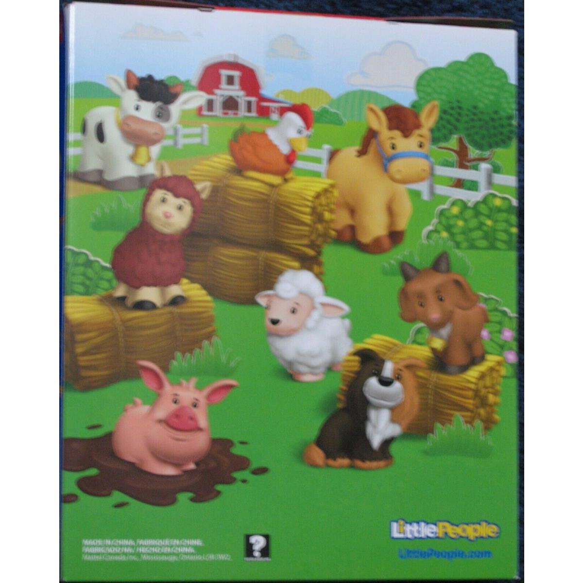 Fisher Price Little People Farm Animal Friends 8 Pack Cow Pig Sheep Goat Hen