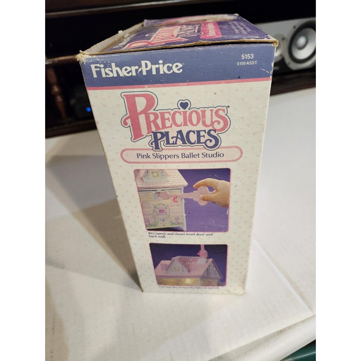 Nos Fisher Price Precious Places Pink Slippers Ballet Studio