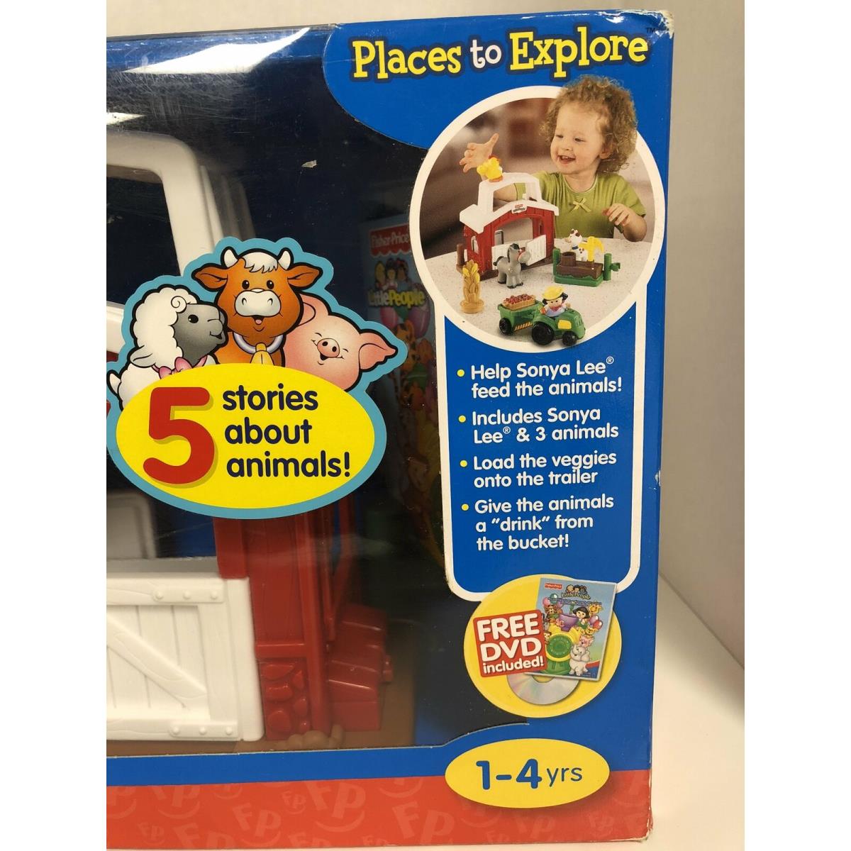 Fisher Price Little People Discovering Animals At The Farm Free Dvd Included 5 A