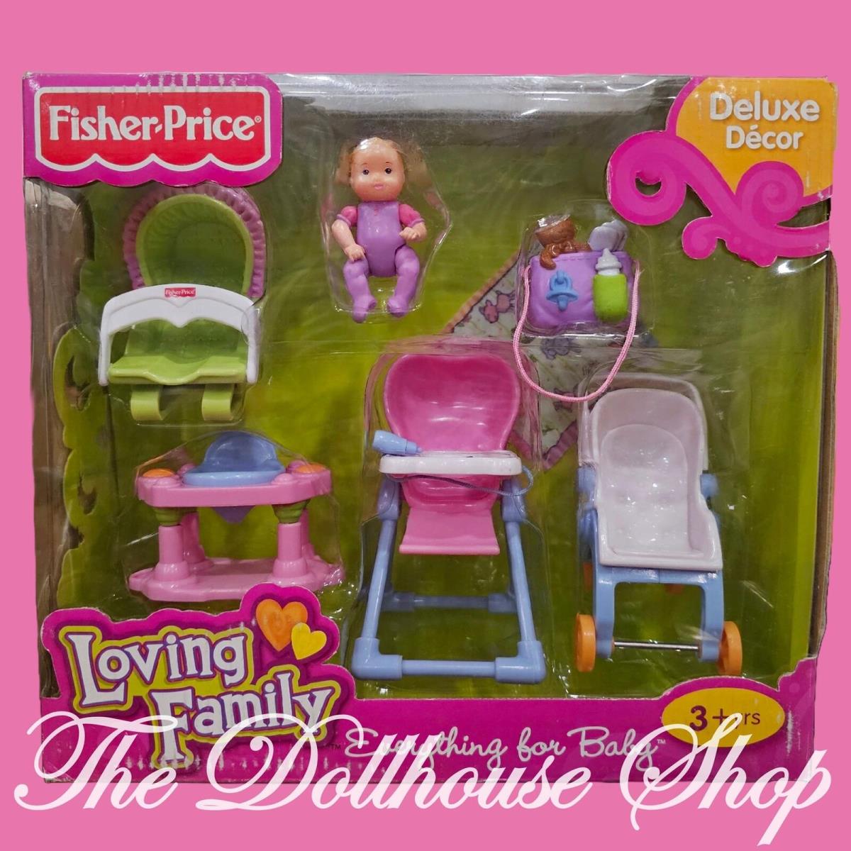 Fisher Price Loving Family Dollhouse Everything For Baby Nursery