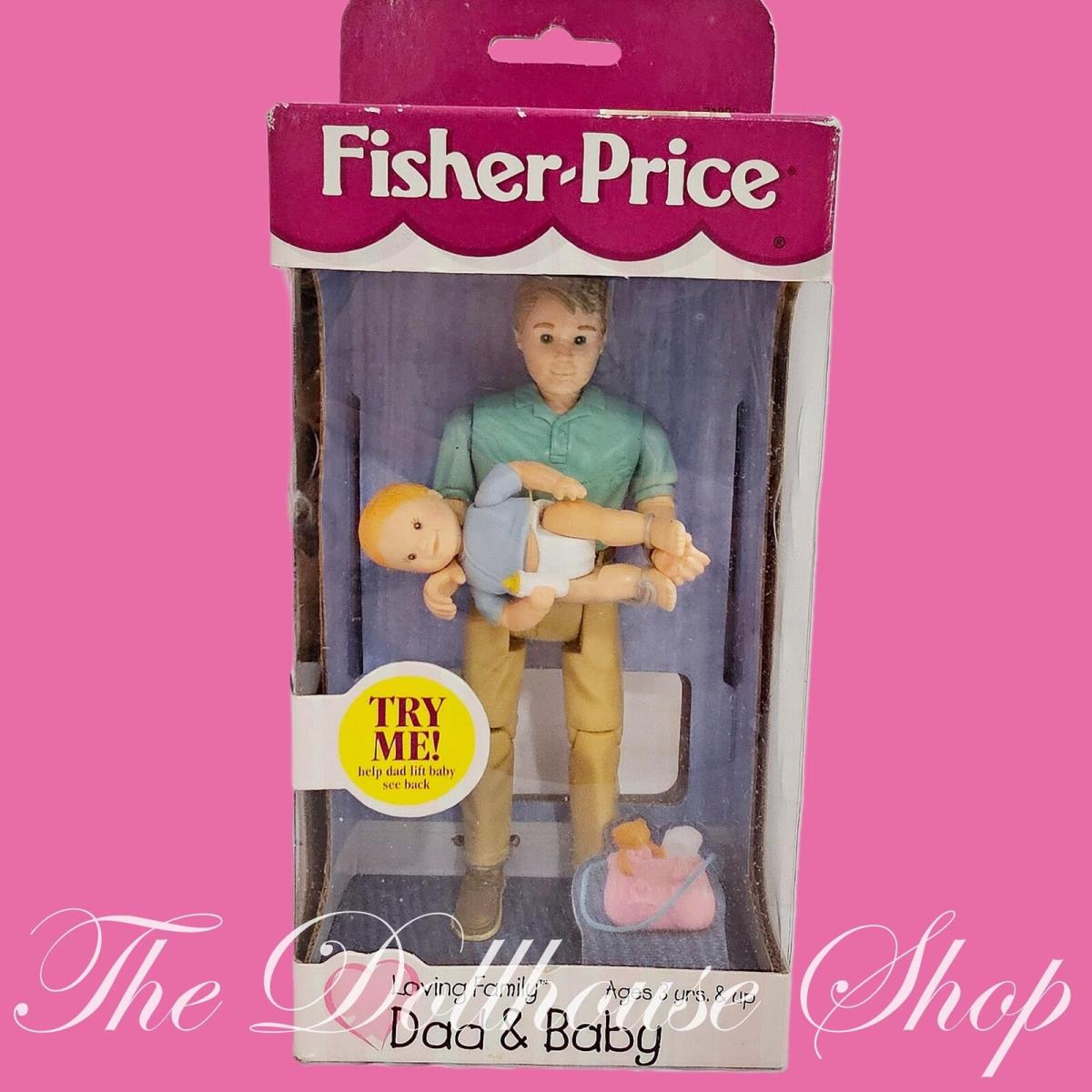 Fisher-price Loving Family Dollhouse Dad Baby Boy Doll Set