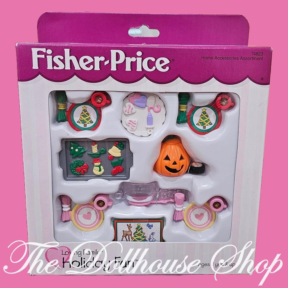 Fisher Price Loving Family Dollhouse Seasonal Holiday Fun Set