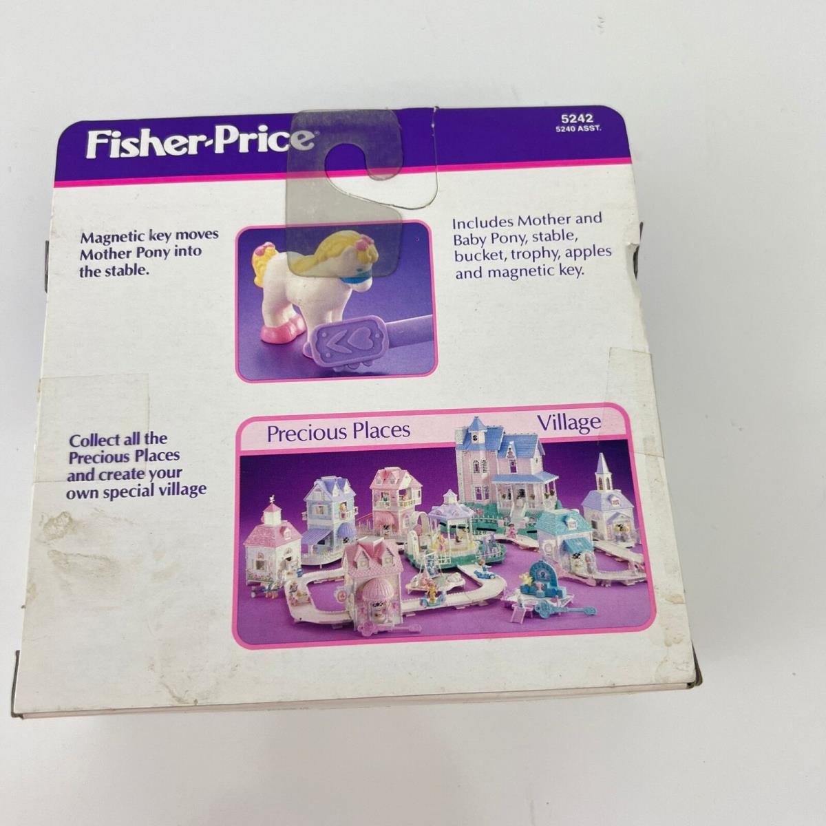 Vintage Fisher Price Precious Places - Mother and Baby Pony
