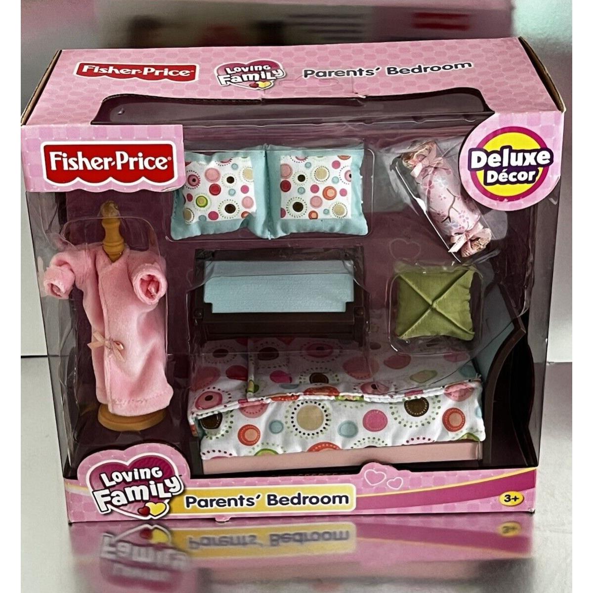 Fisher Price Loving Family Doll House Play Set Parents Bedroom Furniture