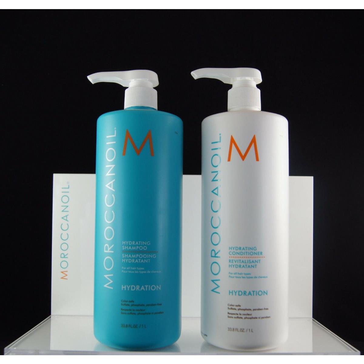 Moroccanoil Hydrating Shampoo Conditioner 2.4 - 33.8 oz Hydration Combo Set 33.8 oz