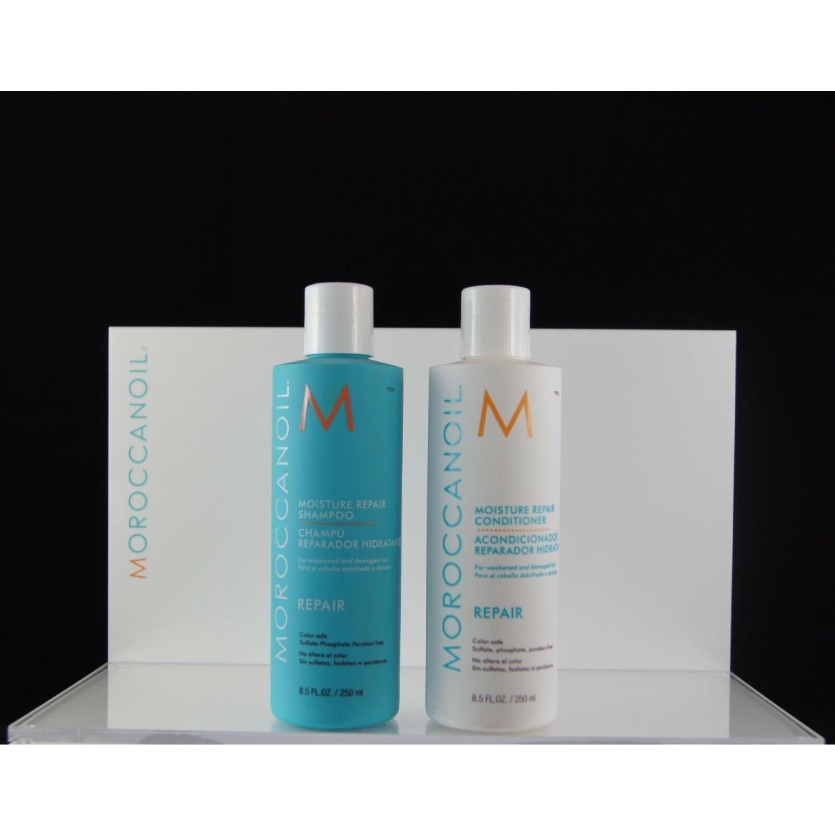 Moroccanoil Moisture Repair Shampoo Conditioner 2.4 - 33.8 oz Combo Set 8.5 oz