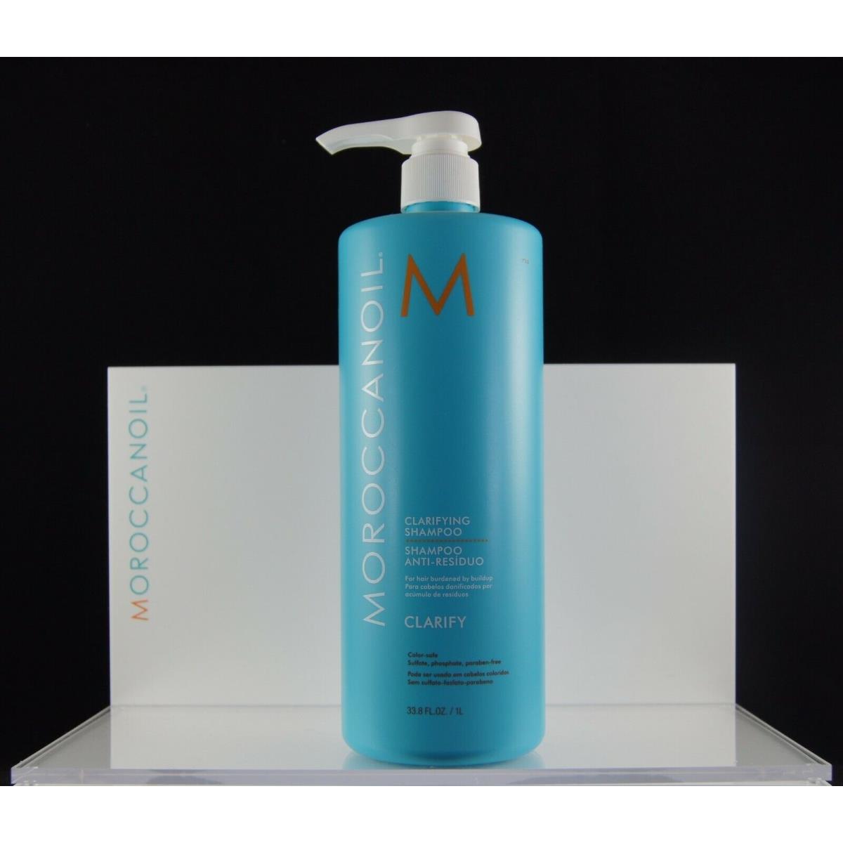 Moroccanoil Clarifying Shampoo 1L / 33.8 Oz. Clarify For Hair with Buildup