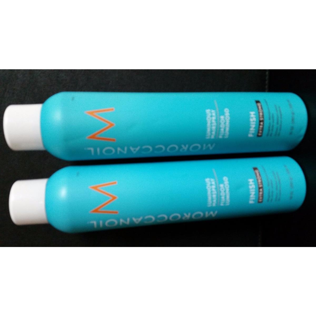 Moroccanoil Finish Extra Strong Luminous Hairspray 8.3 oz ea -- 2 Bottles