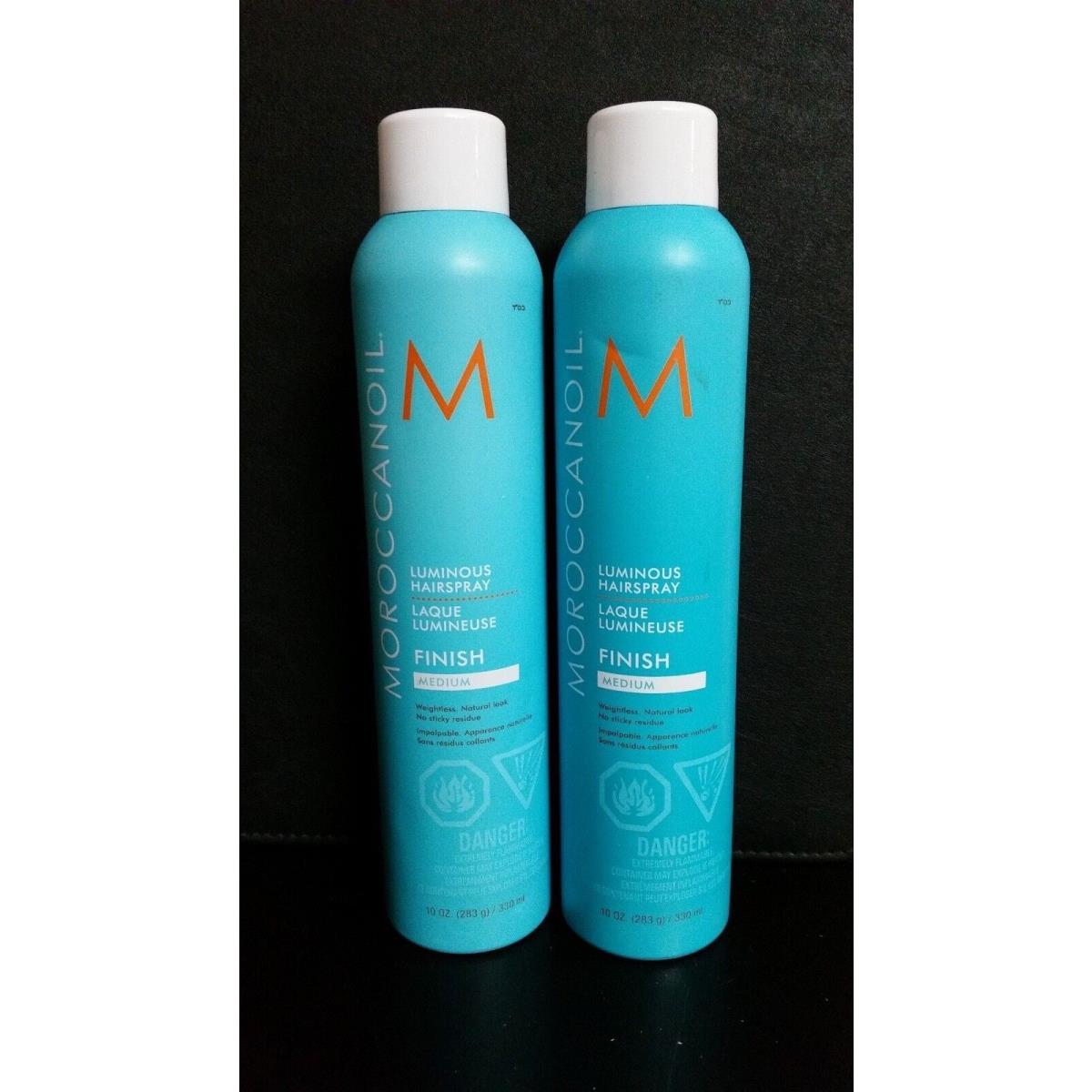 Moroccanoil Moroccan Oil Luminous Finish Hairspray Medium 10 Oz. Ea. - 2 Pack