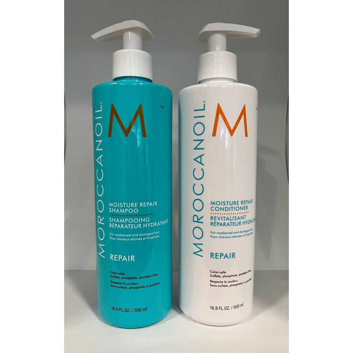 Moroccanoil Repair Shampoo and Conditioner 16.9 oz