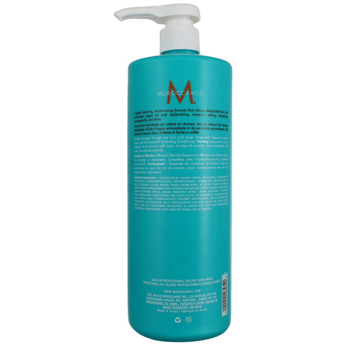 3 Pack Moroccanoil Hydrating Shampoo 33.8 fl oz