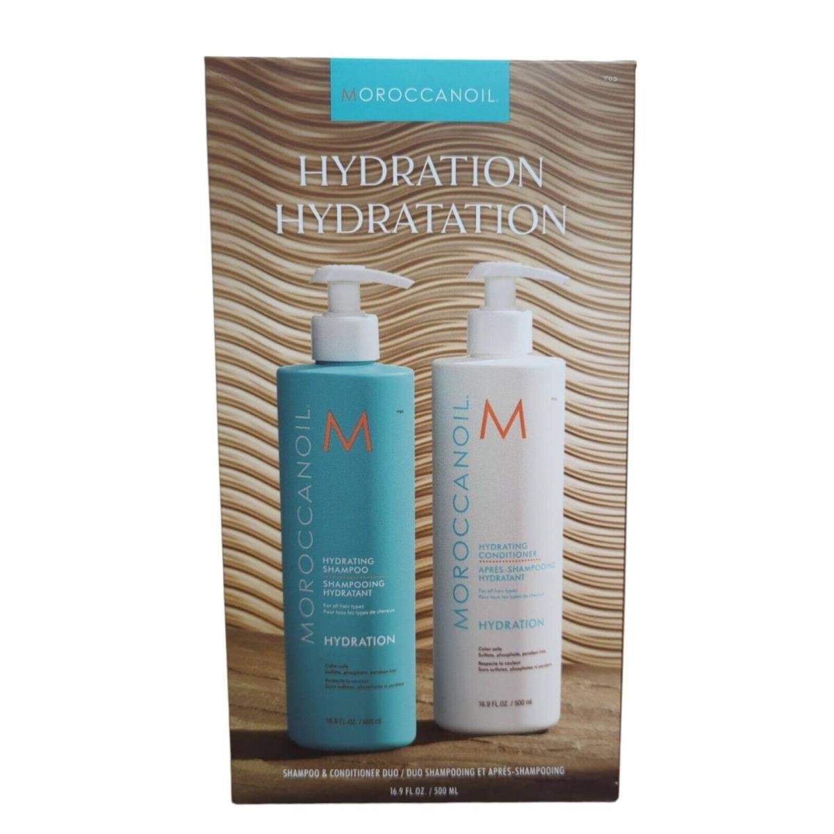 Moroccanoil Hydrating Shampoo and Conditioner Duo Set 16.9oz Each Bottle