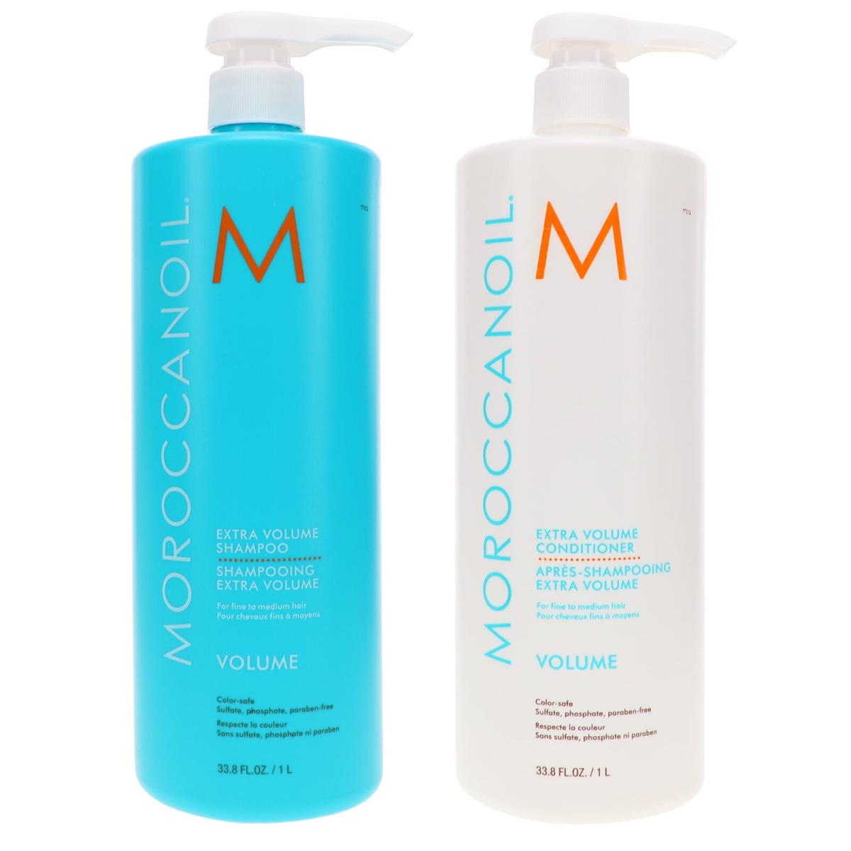 Moroccanoil Extra Volume Shampoo 33.8 oz Extra Volume Conditioner 33.8 oz