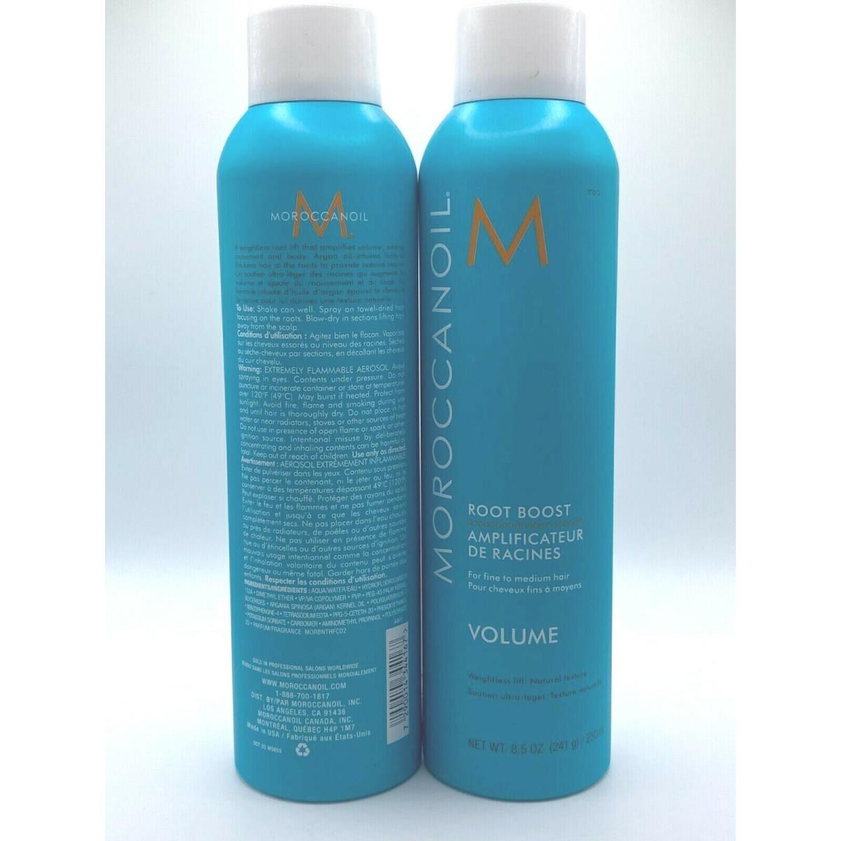 Moroccanoil Volume Root Boost 8.5oz / 250ml 2 Pack