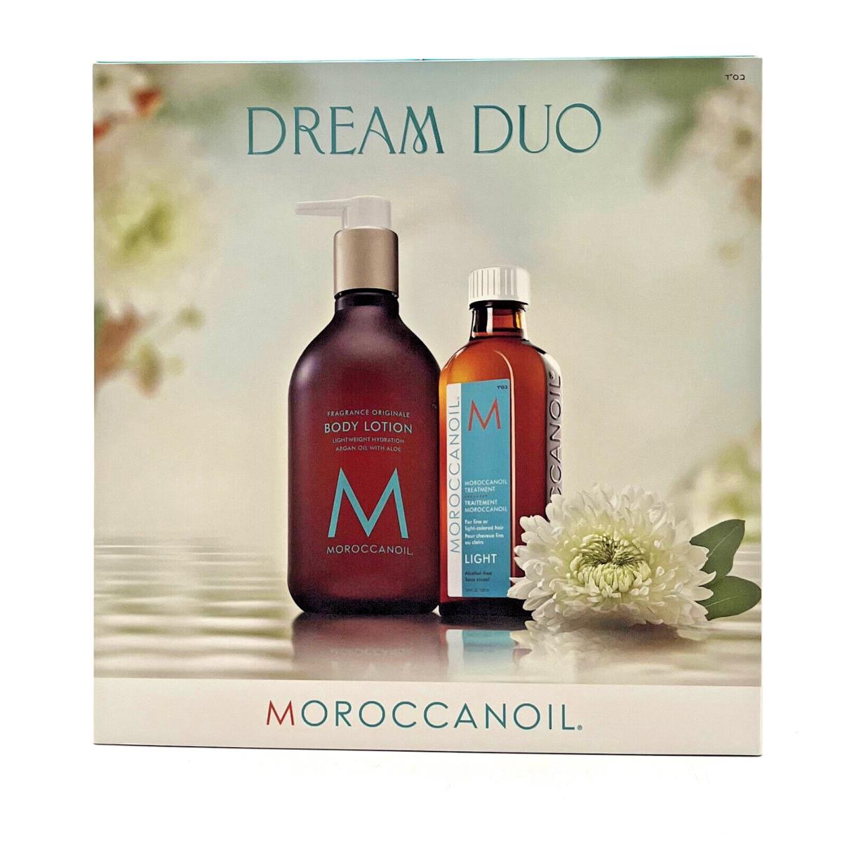 Moroccanoil Dream Duo Body Lotion12.2 oz Light Oil Treatment 3.4 oz