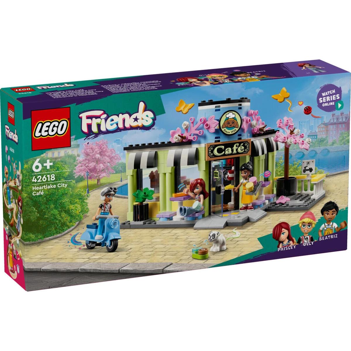 Lego Friends Heartlake City Caf 42618 Building Toy Set with 3 Mini Dolls