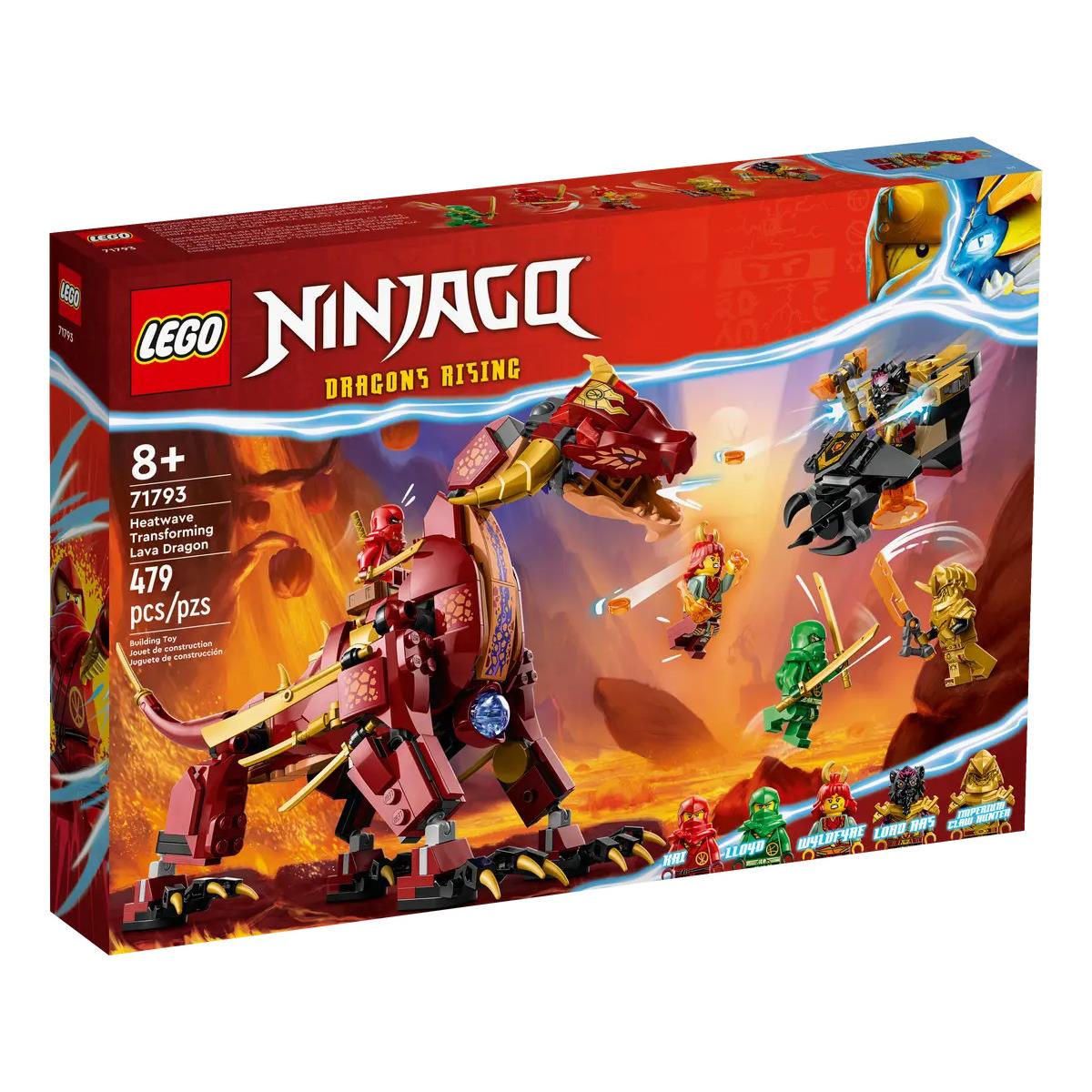 Lego Ninjago Heatwave Transforming Lava Dragon 71793