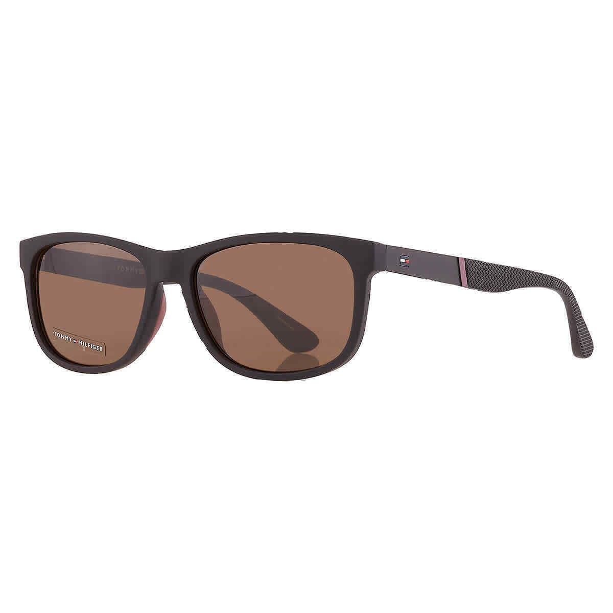 Tommy Hilfiger Brown Rectangular Men`s Sunglasses TH 1520/S 0003/70 57