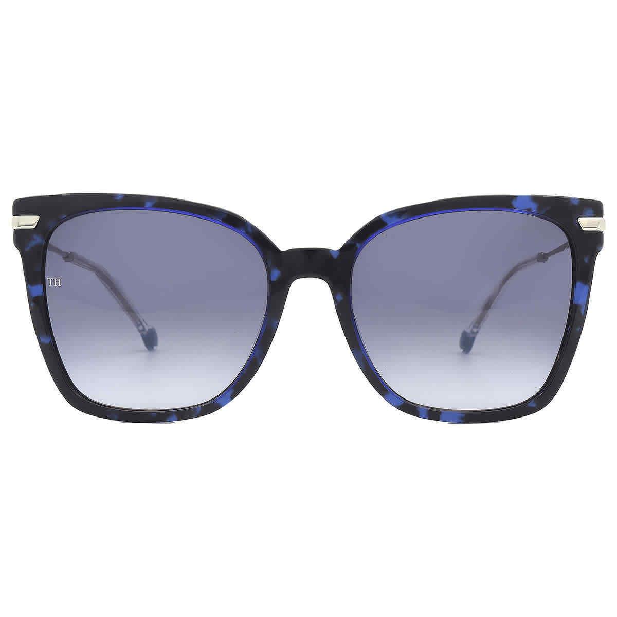 Tommy Hilfiger Blue Gradient Cat Eye Ladies Sunglasses TH 1880/S 0JBW/08 55