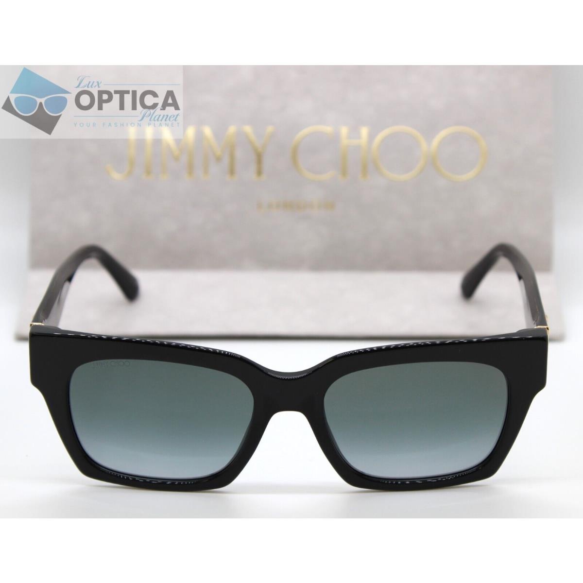 Jimmy Choo Jo/s 0NS8 9O Black Glitter Women`s Sunglasses 52mm