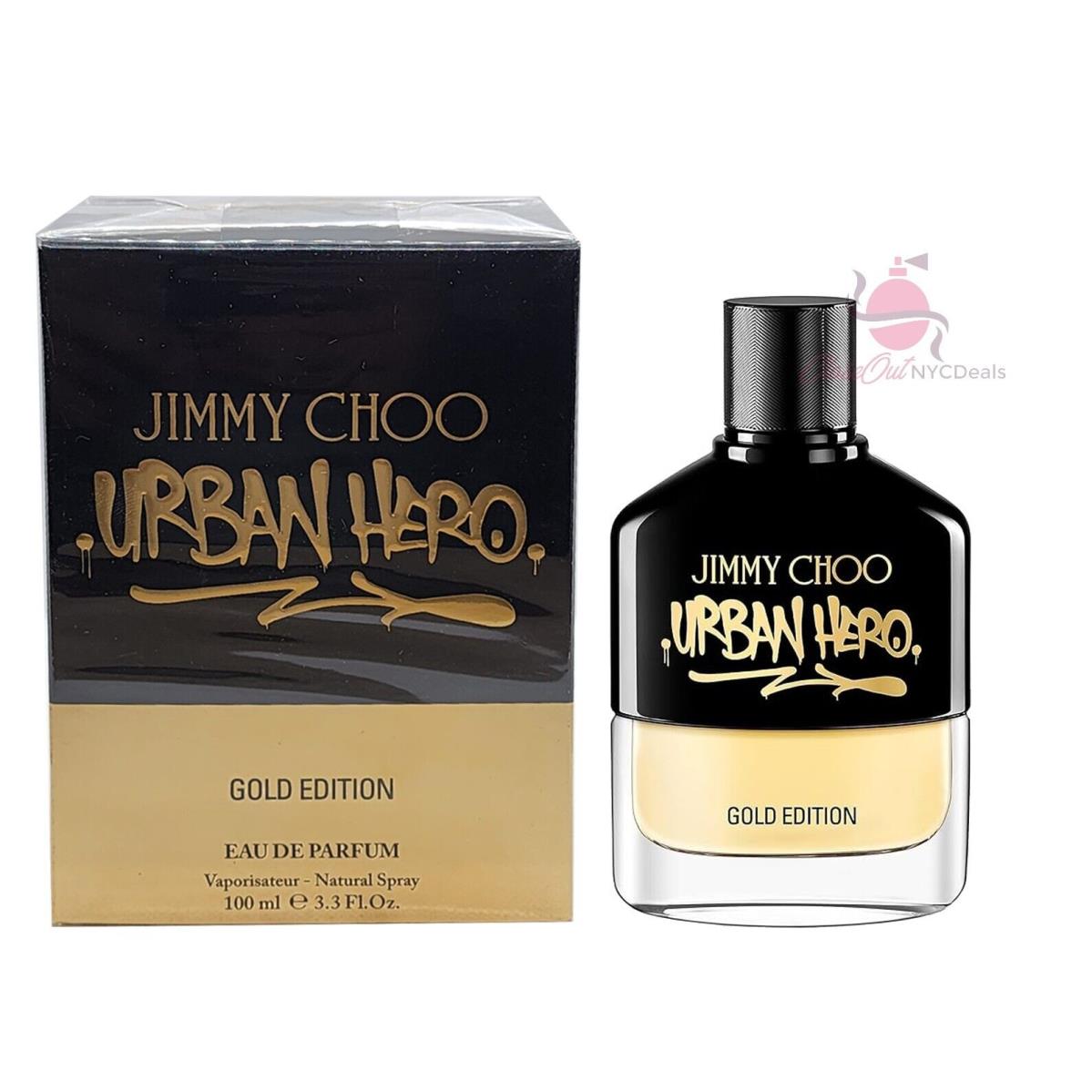 Jimmy Choo Urban Hero Gold Edition 3.3 oz / 100 ml Edp Spray For Men