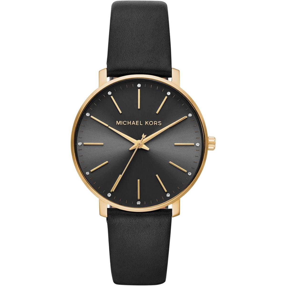 Michael Kors Pyper Stainless Steel Women`s 38mm Quartz Watch - Color Choices All Gold/Black