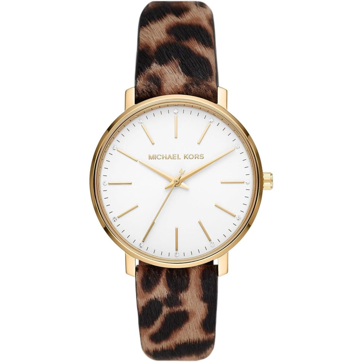 Michael Kors Pyper Stainless Steel Women`s 38mm Quartz Watch - Color Choices All Gold/Cheetah