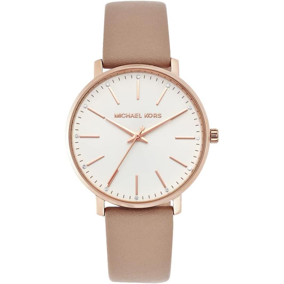 Michael Kors Pyper Stainless Steel Women`s 38mm Quartz Watch - Color Choices All Rose Gold/Nude