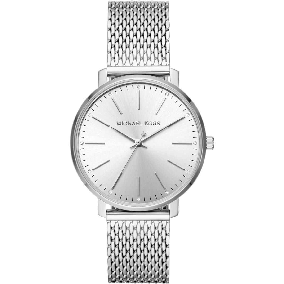 Michael Kors Pyper Stainless Steel Women`s 38mm Quartz Watch - Color Choices All Silver Mesh