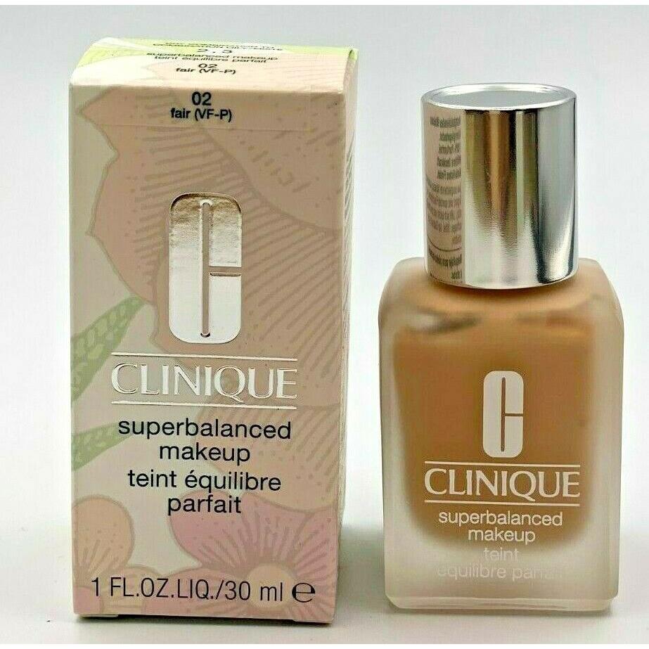 Clinique Superbalanced Makeup 1oz/ 30ml Choose Shade + 02 Fair (VF-P)