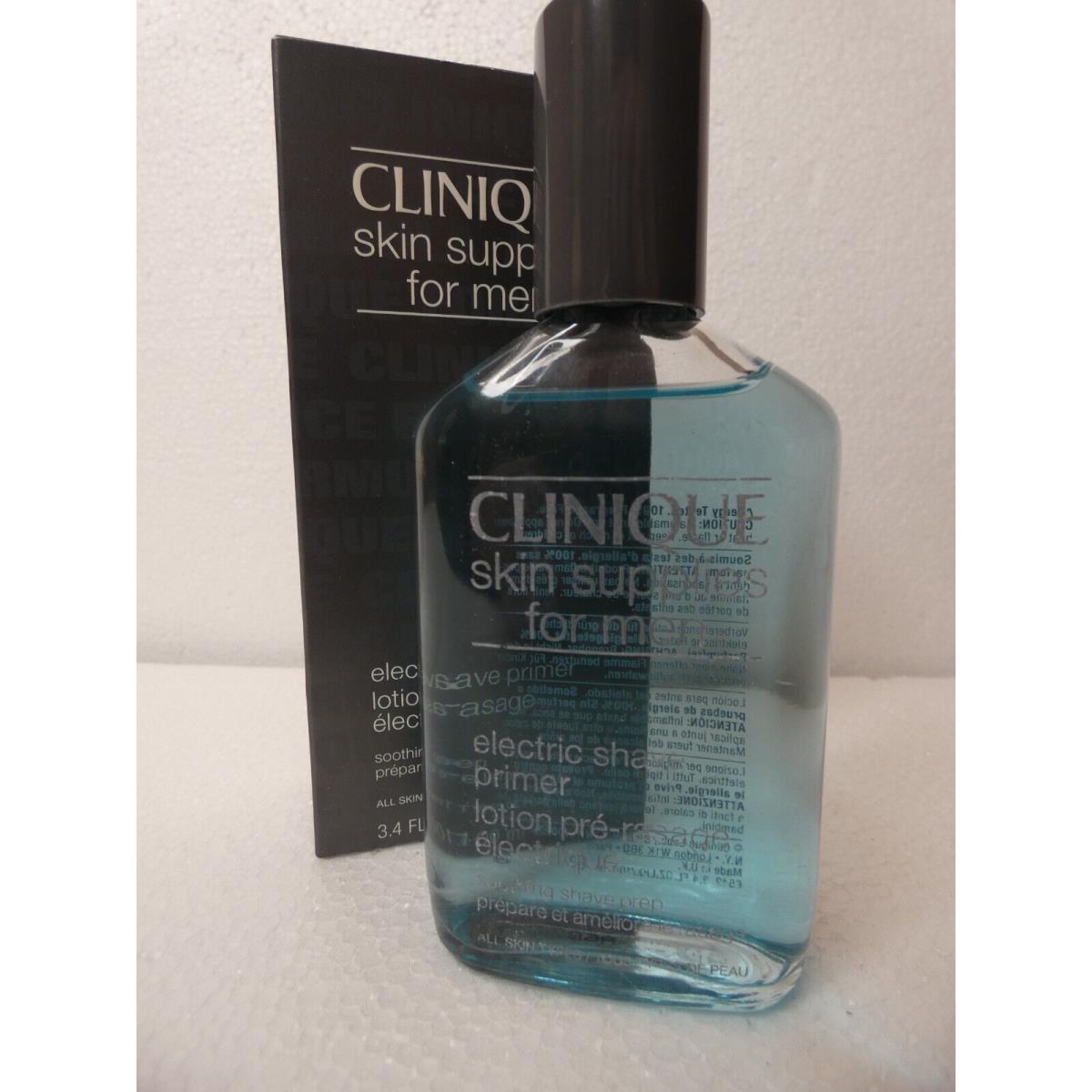 Clinique Skin Supplies For Men Electric Shave Primer 3.4 fl oz 100 ml