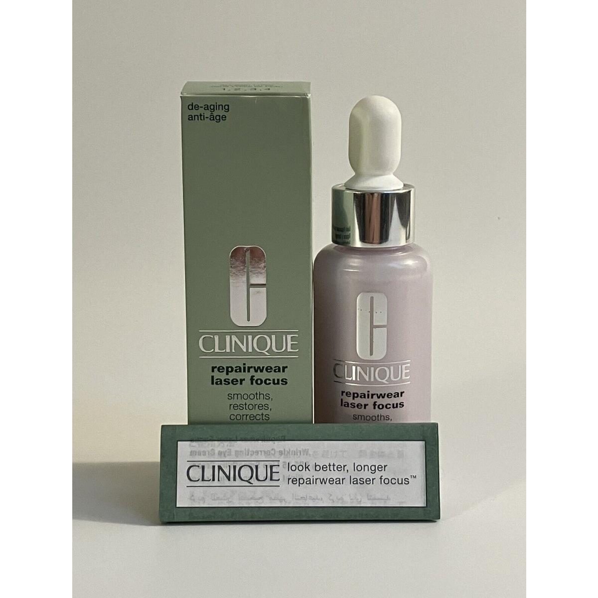 Clinique Repairwear Laser Focus Smooths Restores Corrects All Skin Type 1oz 30ml