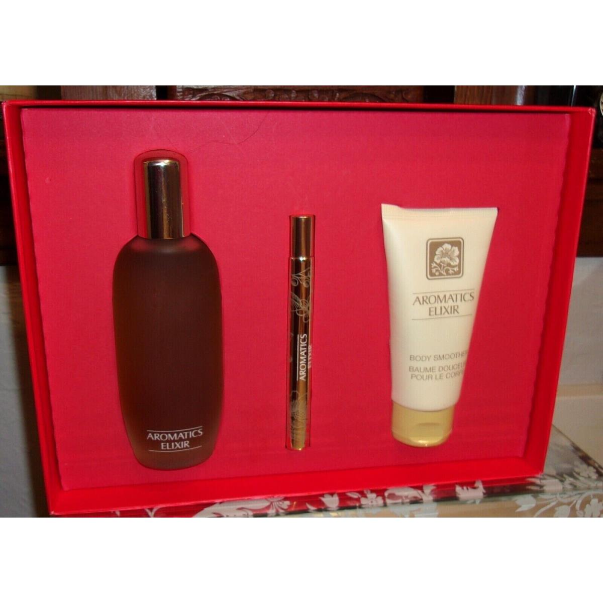 Clinique Aromatics Elixir Riches Fragrance 3-Pc. Gift Set Perfume Body Smoother