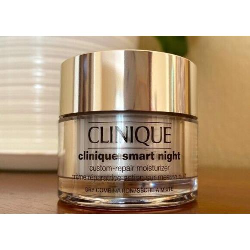 Clinique Smart Night Custom-repair Moisturizer 1.7oz/50ml Dry Combination Nwob