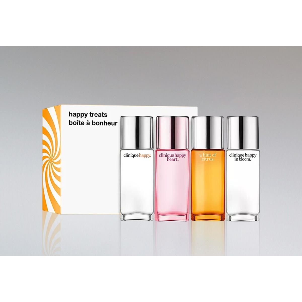 Clinique Happy Treats Heart In Bloom Hint Of Citrus 4pcs Parfum Gift Set