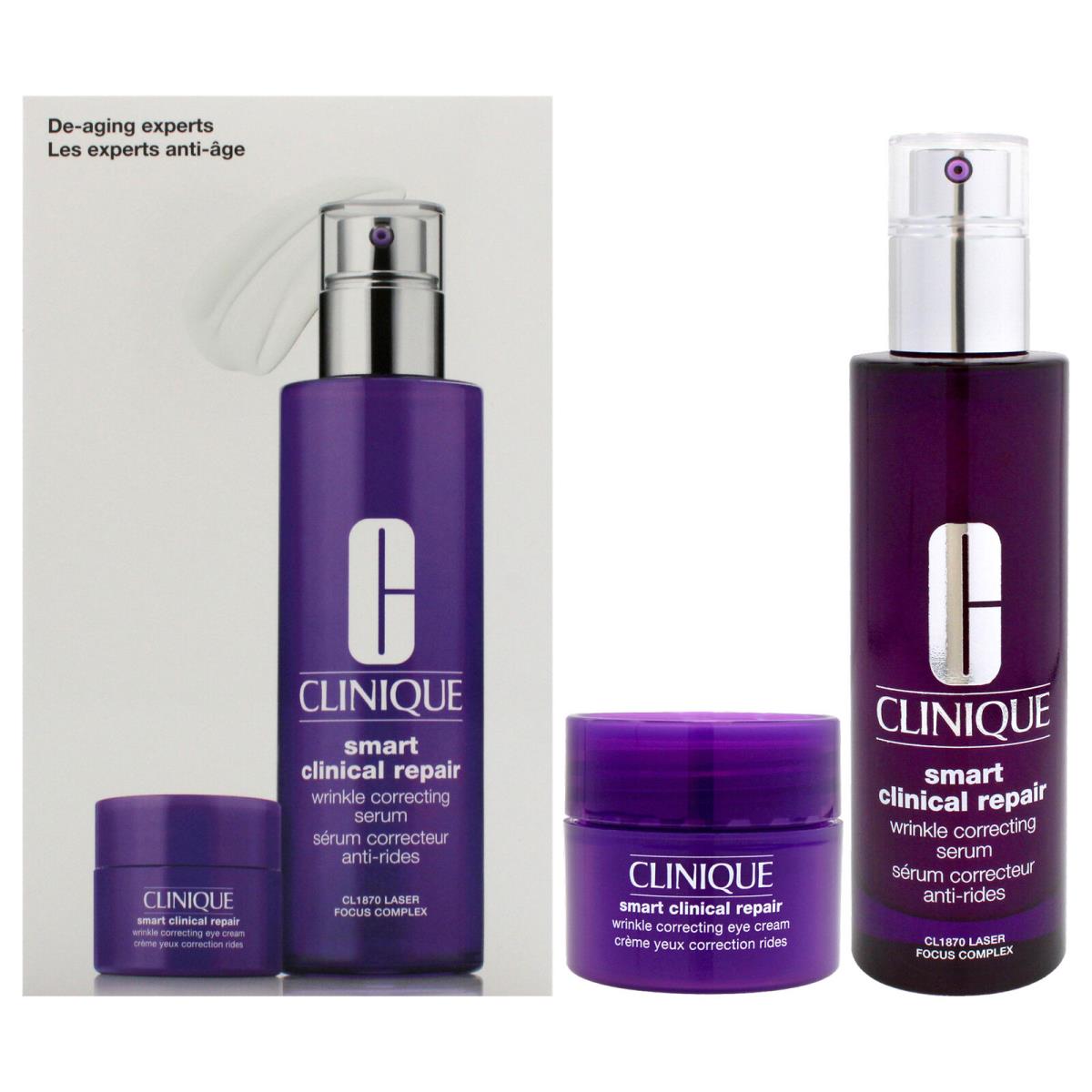 De-aging Experts by Clinique For Women - 2 Pc Kit Set