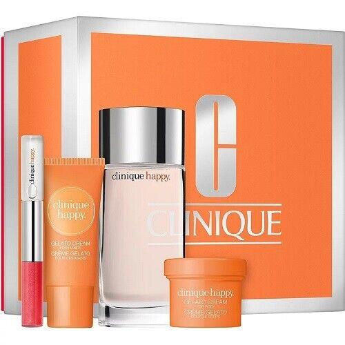 Clinique Perfectly Happy 4 pc Fregrance Gift Set Limited Edition