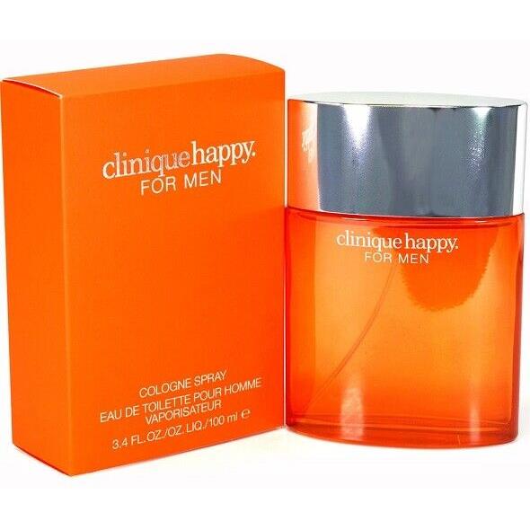 Clinique Happy For Men Cologne 3.4 oz / 100 ml Edt Spray