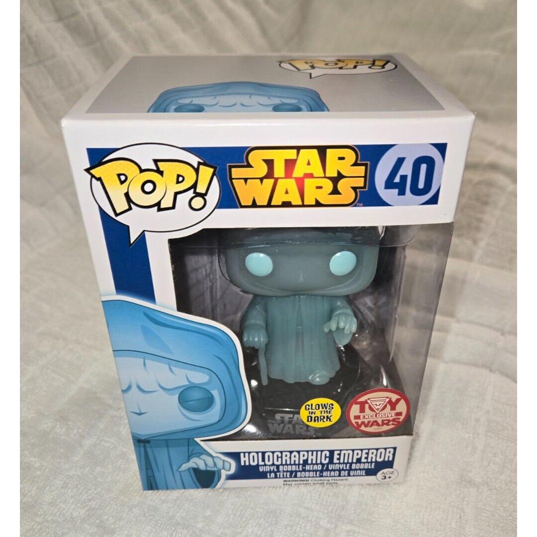 Funko Pop Star Wars Emperor Palpatine 40 Holo Glow In Dark Toy Wars Exclusive