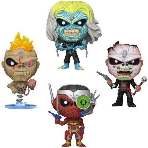 Iron Maiden - Eddie 4Pk Glow In The Dark Box Set - Funko Pop Rocks: - Collect