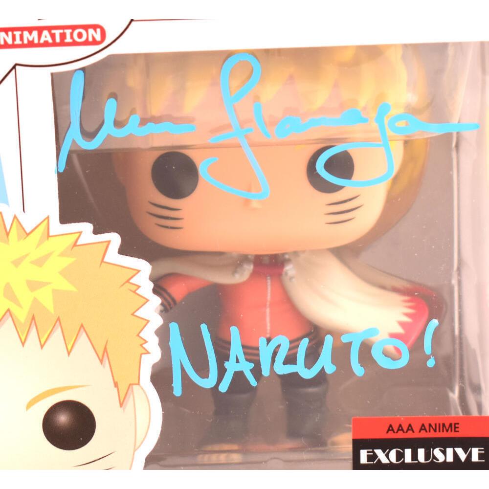 Maile Flanagan Autographed Naruto Funko Pop Figurine 724 - Beckett W Hologram