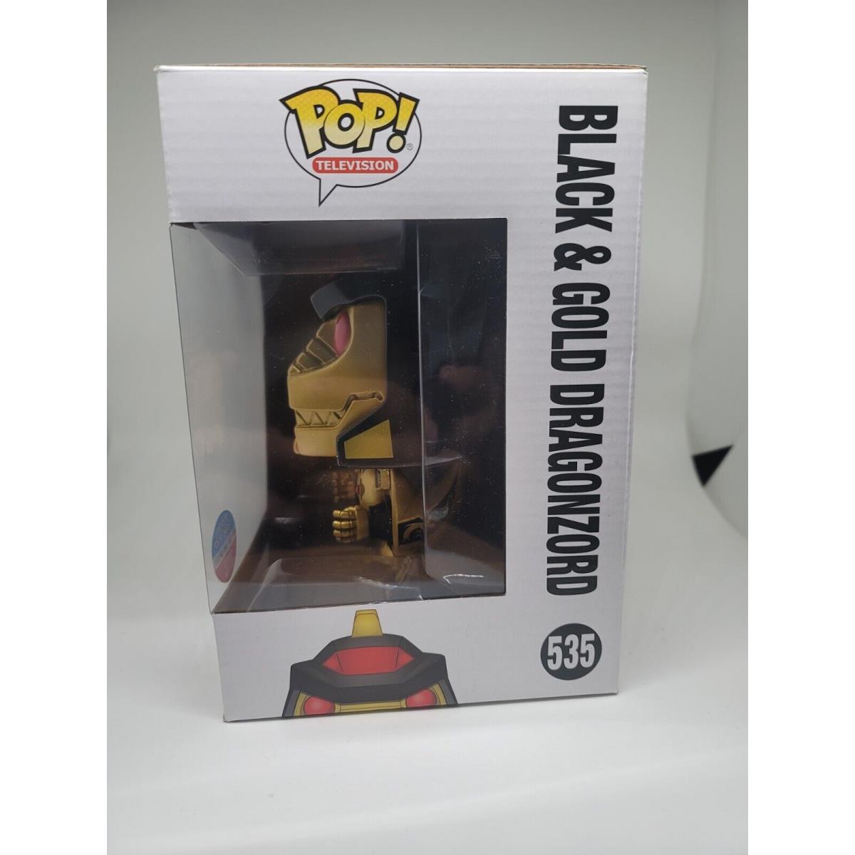 Funko Pop Black and Gold Dragonzord 535 Toy Tokyo Nycc 2017 Power Rangers