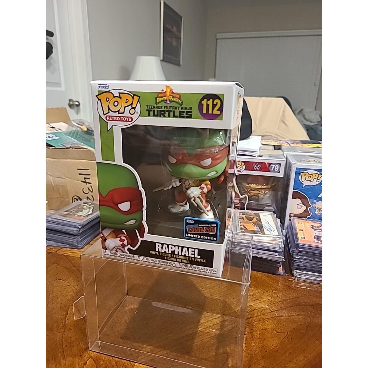 Funko Pop Nycc Official Sticker Tmnt Power Rangers Raphael