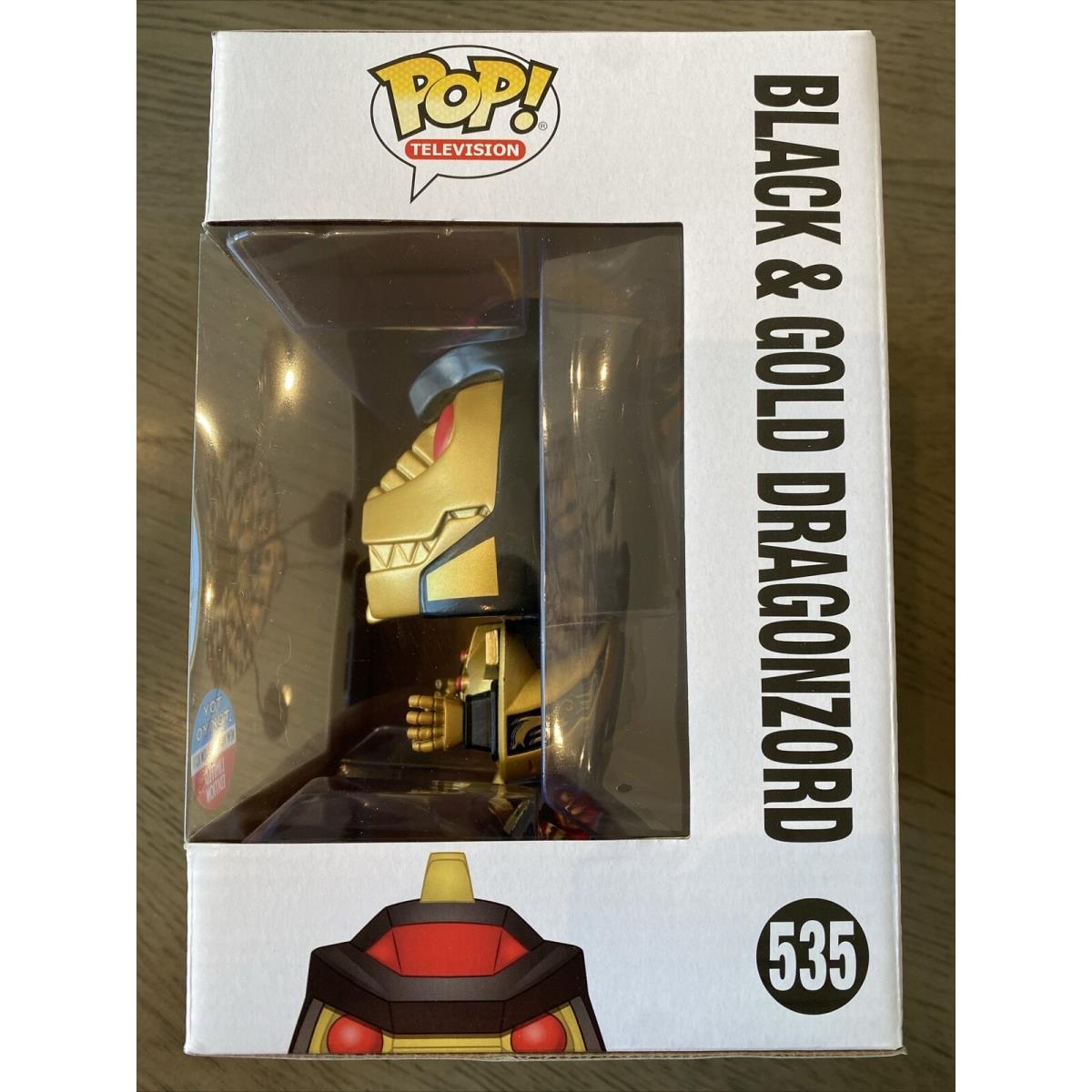 Black Gold Dragonzord 6 - Toy Tokyo Exclusive Power Rangers Funko Pop 535