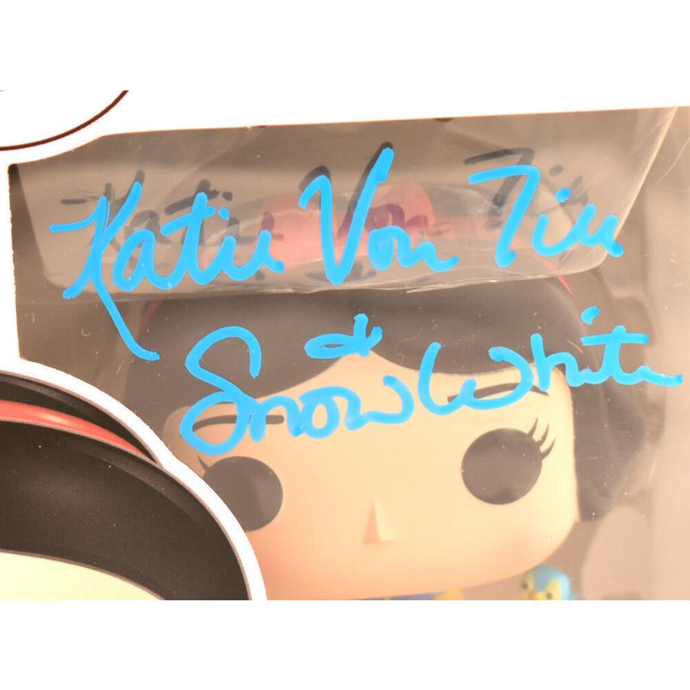 Katherine Von Till Autographed Snow White Funko Pop Figurine 339-Beckett W Holo