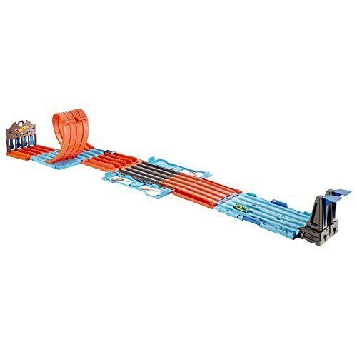 Toy Car Track Set Race Crate Transforms Into 3 Builds Includes Storage 2 - Multi-Color