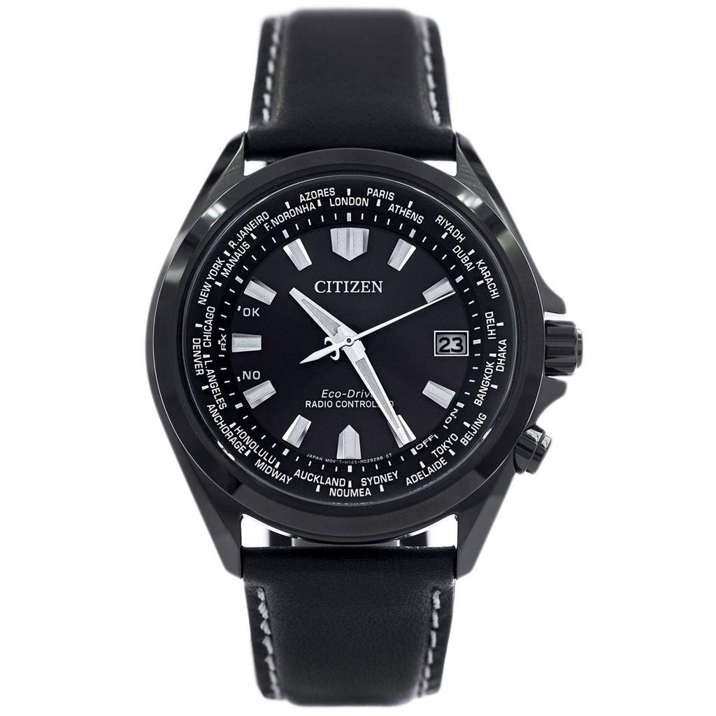 Citizen Radio Controlled Sapphire CB0225-14E World Time Black Dial Men`s Watch