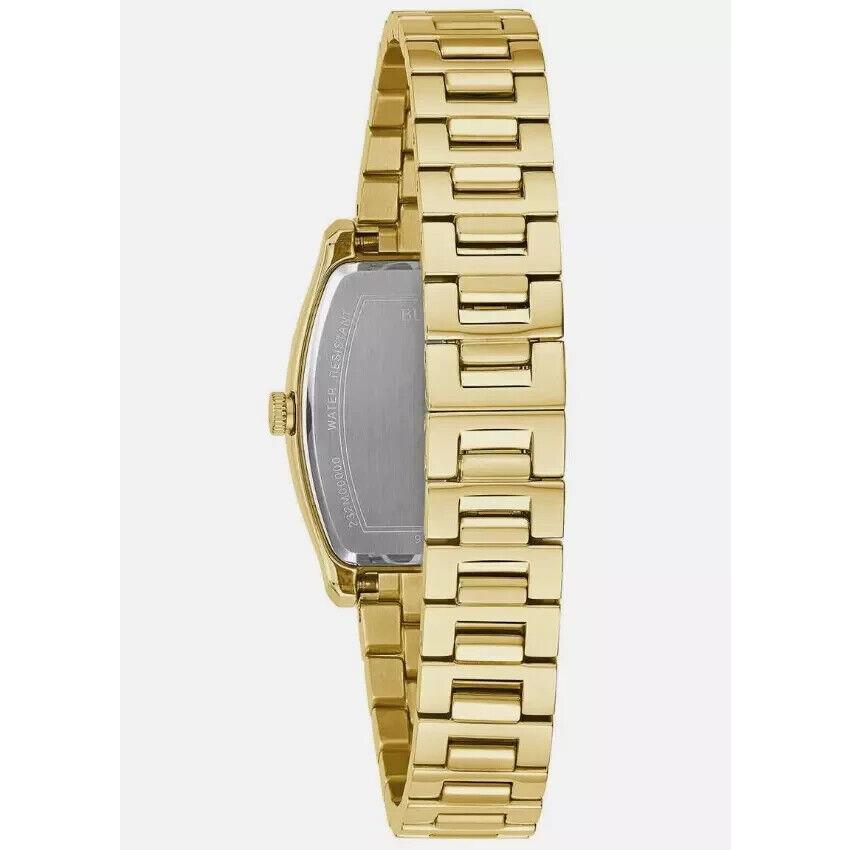 Bulova Classic Champagne Dial Tank Ladies Gold Watch W12