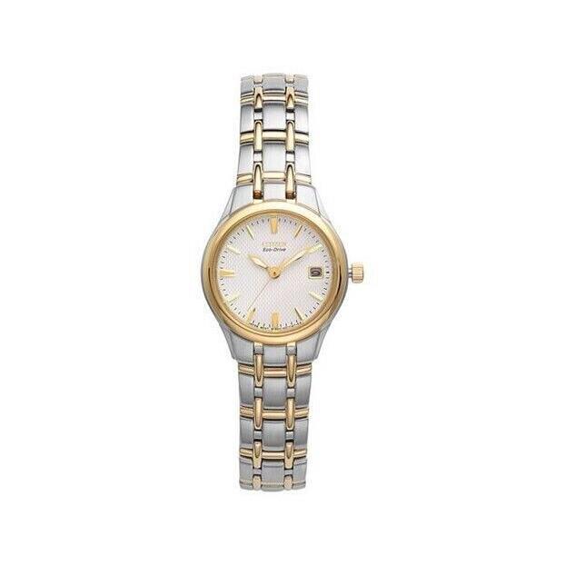 Citizen Ladies EM1014-50A Eco Drive Diamond Accented Two-tone SS Watch